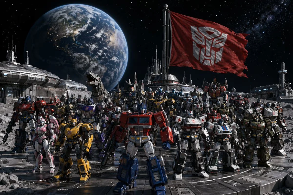 autobots lunar base assembly