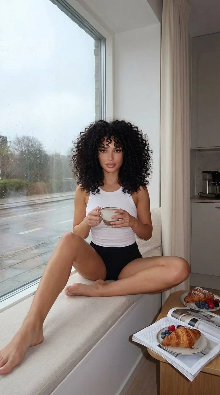 Cozy Morning Window Portrait