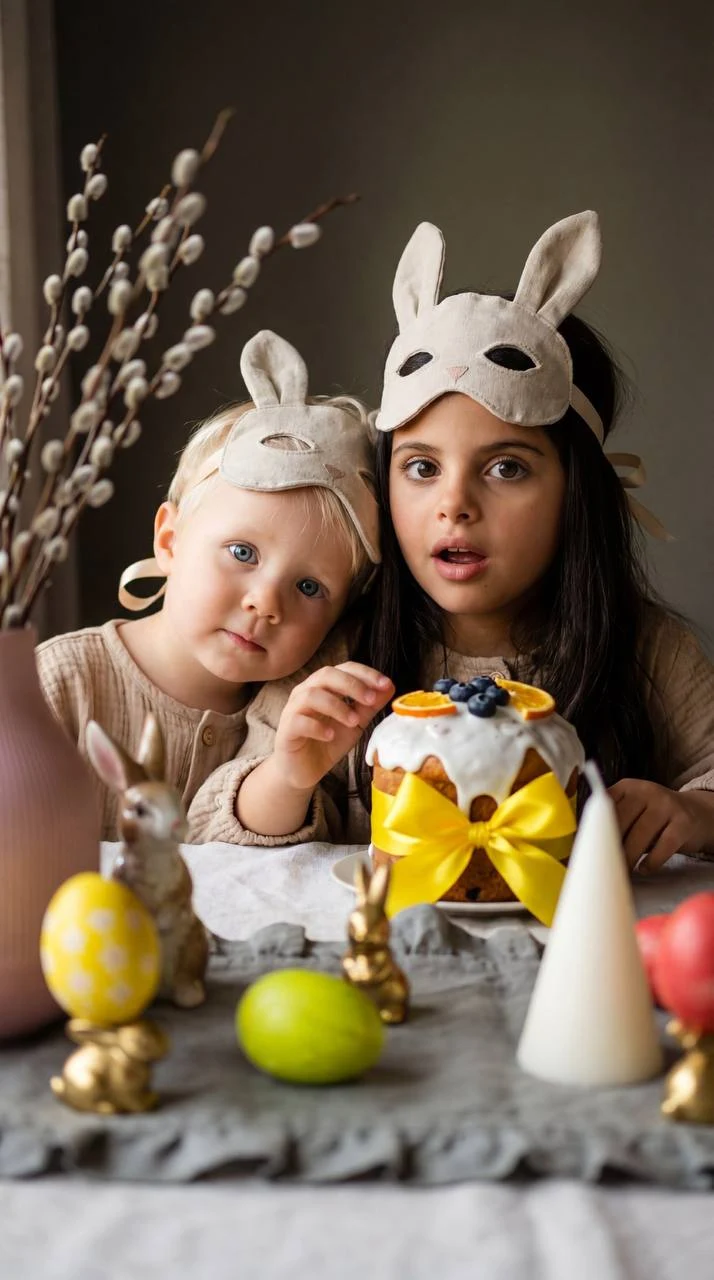 rustic-easter children portrait