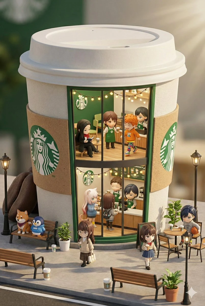 3D Miniature Brand Concept Store Model
