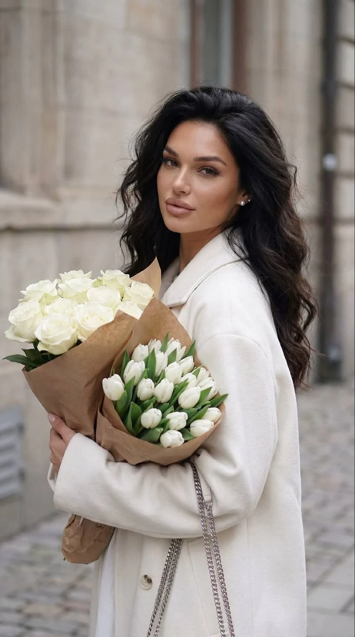 Spring Elegance Urban Portrait