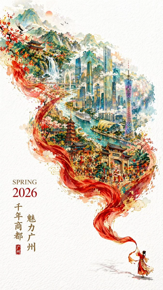 Guangzhou Spring 2026 Promotional Poster