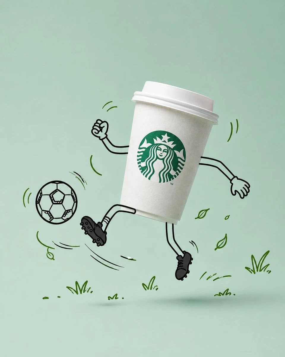 Commercial Product Doodle Advertising Design
