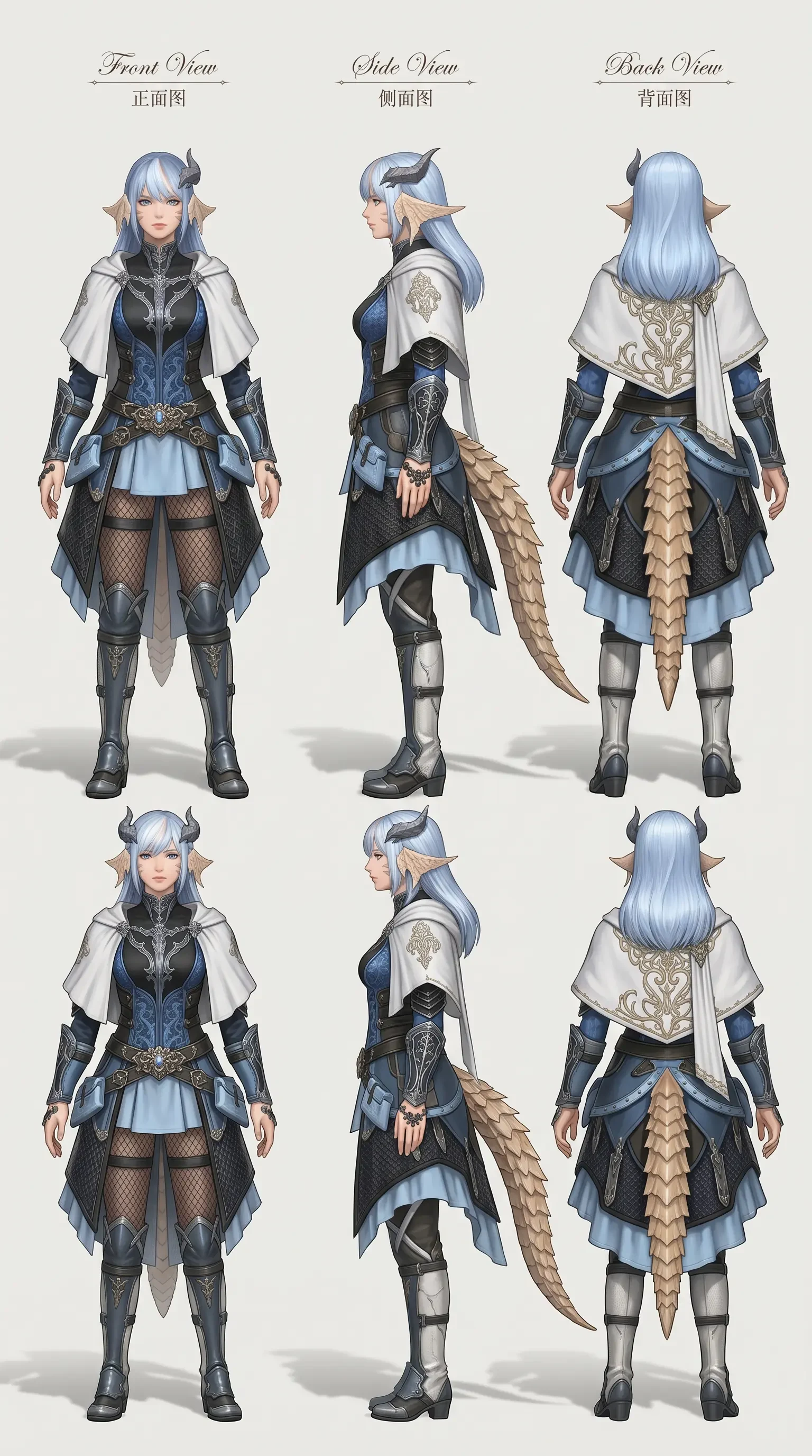 Fantasy Elf Character Design Sheet