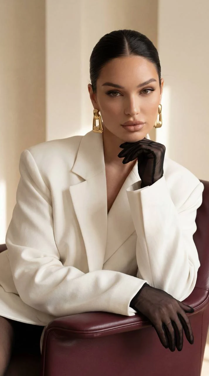 Old Money Editorial Fashion Portrait