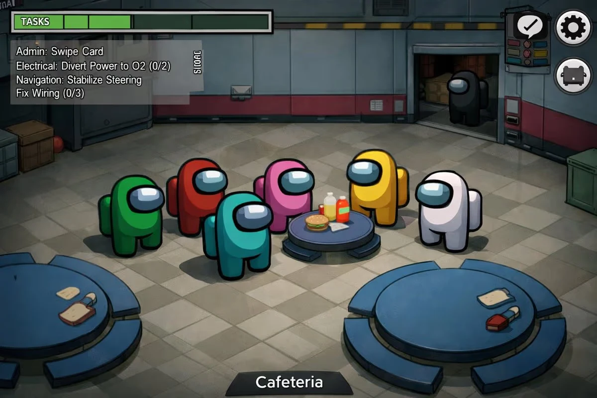 realistic among us characters interior