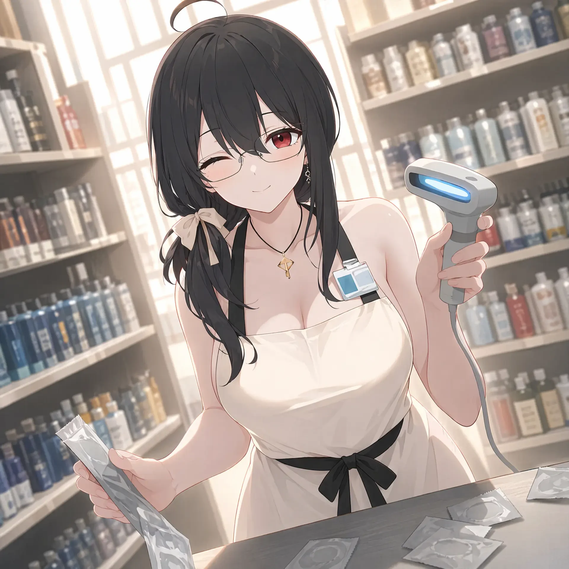 Anime Pharmacist Character Illustration