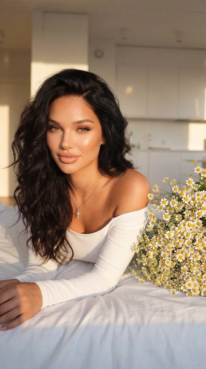 golden hour glam portrait