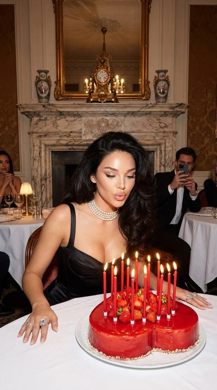luxury birthday dinner restaurant scene