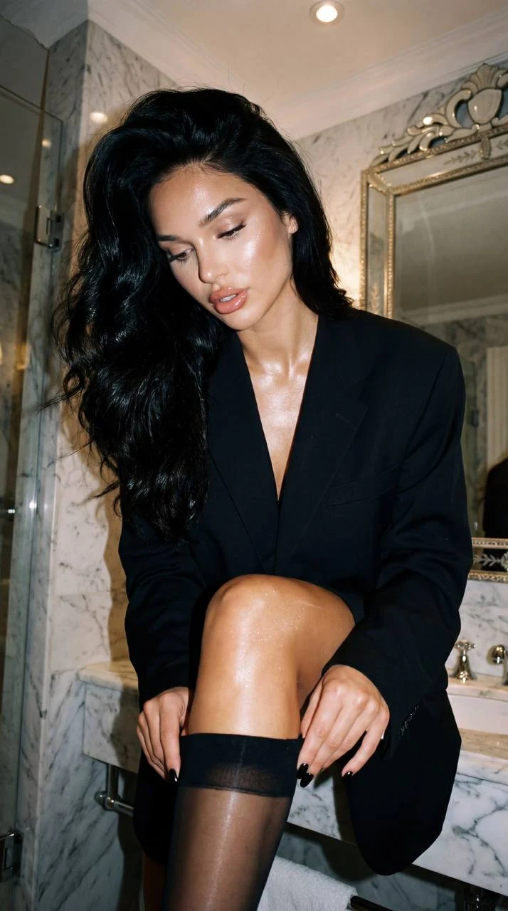 cinematic luxury hotel portrait