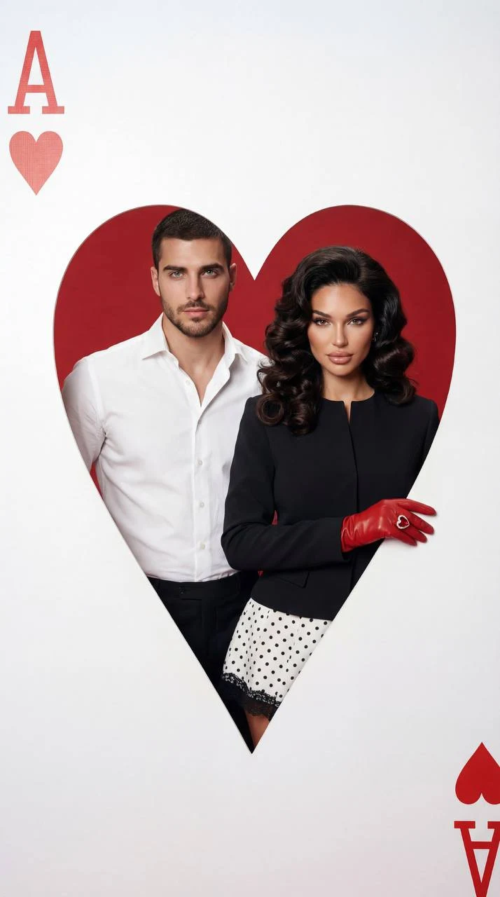 Romantic Ace of Hearts Couple