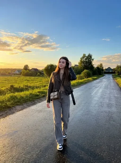 Golden Hour Rural Walk