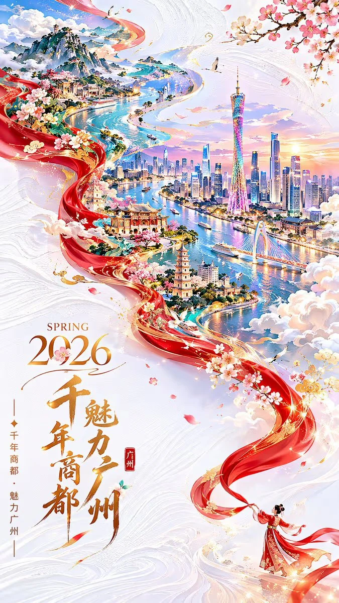 Guangzhou Spring Promotional Poster